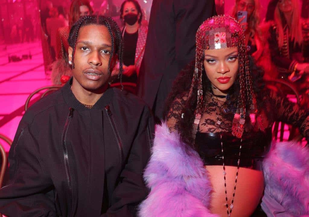 Asap Rocky and Rihanna