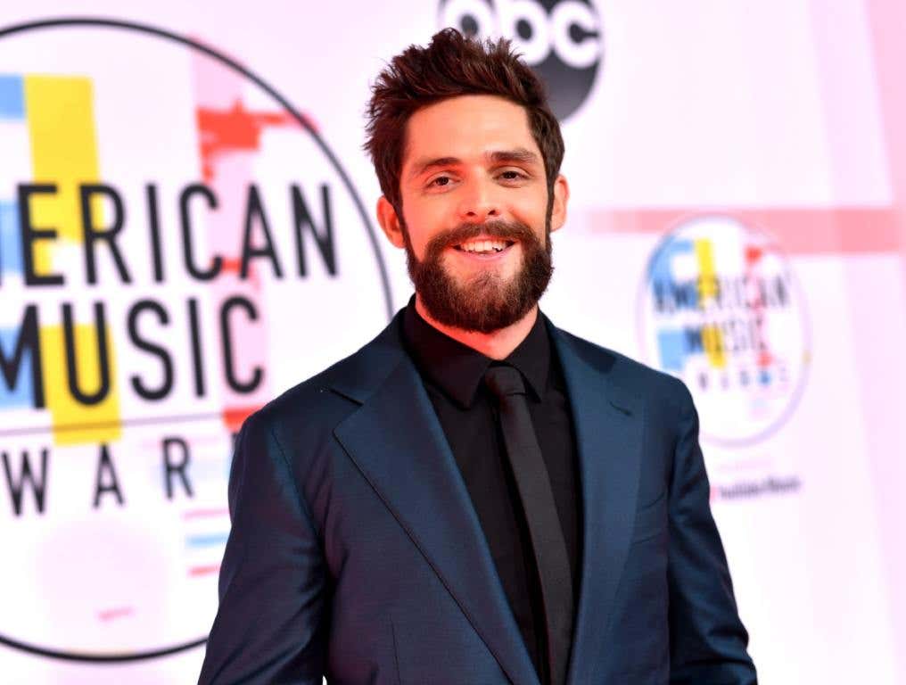 Thomas Rhett attends the 2018 American Music Awards. Thomas Rhett is coming to Las Vegas this rodeo season.