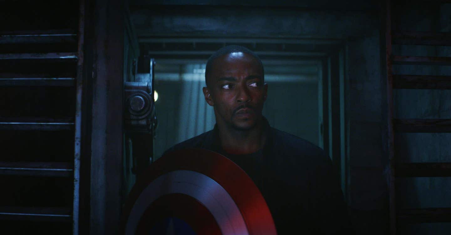 Anthony Mackie as Sam Wilson in Captain America: Brave New World