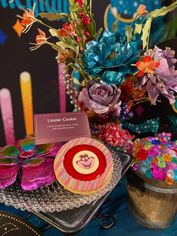 Cheshire Cat Linzer Cookie