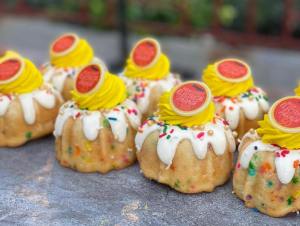 Disneyland Parade Confetti Bundt Cake