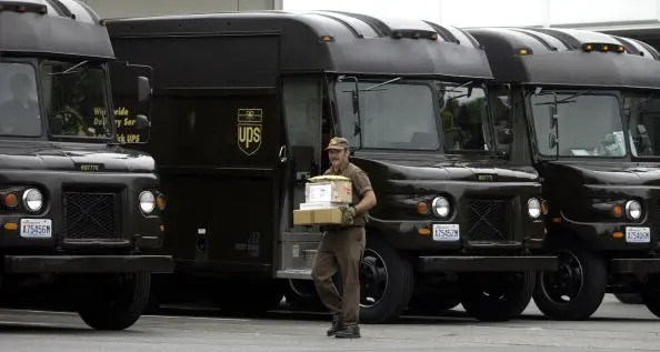 UPS Driver And Union Leaders Protest Excessive Overtime